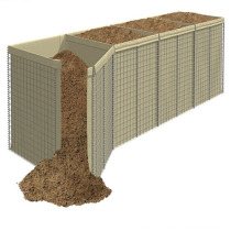 Welded Gabion Box Wire Mesh Used Hesco Barriers Military Price